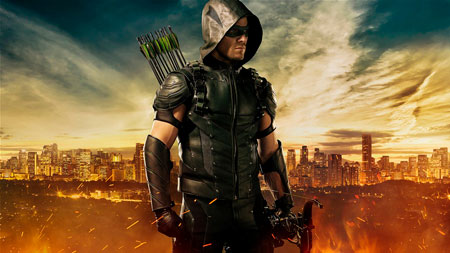 Stephen Amell as DC's Arrow